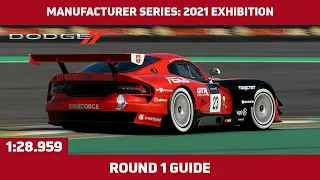 Gran Turismo Sport - Manufacturer Series Guide (2021 Exhibition Round 1: Interlagos): Dodge