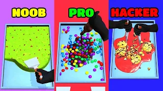 Dessert DIY Gameplay - NOOB vs PRO vs HACKER (iOS/Android)