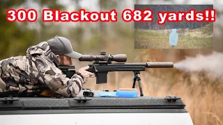 300 Blackout bolt action SBR - 682 yards