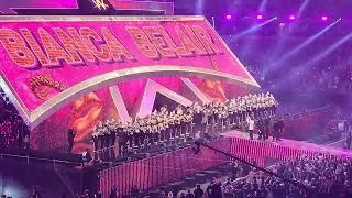 BIANCA BELAIR Entrance (With Band) LIVE at WrestleMania 38 in Dallas, TX!