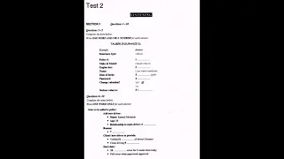 IELTS simulation Test 2   Listening