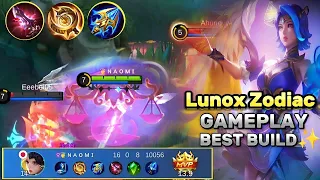 LUNOX LIBRA GAMEPLAY♎New Lunox Zodiac Skin, Lunox Gameplay, Best Build💕