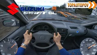 Suzuki Swift 1.0i (39kW) |33| 4K TEST DRIVE POV - ACCELERATION, EXHAUST SOUND & BRAKING🔸TopAutoPOV