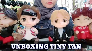 Unboxing Tiny Tan Versi MIC DROP 💜 | shoppe houl