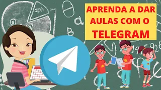 COMO USAR O TELEGRAM NAS AULAS A DISTÂNCIA! (SEM PASSAR O CELULAR PARA O ALUNO)