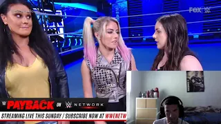 Reacting to Alexa Bliss smashes friendship with Nikki Cross