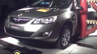 Crash Test New Opel Astra 2010 Euro NCAP