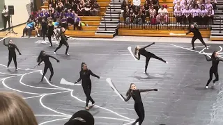 TARPON SPRINGS MIDDLE SCHOOL COLOR GUARD COMPETITION 2/10/24.