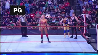 Wwe Raw Nikki and Rhea Ripley vs Charlotte Flair and Nia Jax 8/16/21