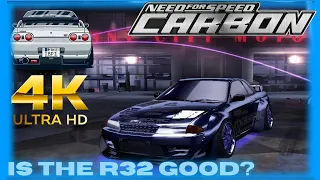 Need for Speed Carbon (4K 60FPS) Skyline R32 Gameplay