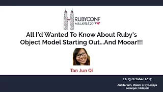 All I'd Wanted To Know About Ruby's Object Model Starting Out...And Mooar!!! - RubyConfMY 2017