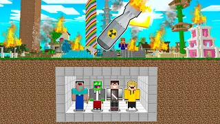 BUNKIER WOJANOWIC vs BOMBA ATOMOWA w Minecraft! 😱💀