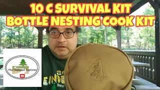 10 C Survival Kit | Dave Canterbury Pathfinder School Bottle Nesting Cup Cook Kit