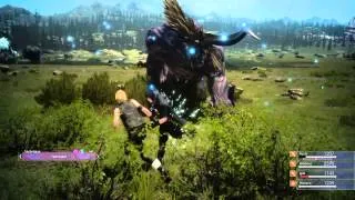 FINAL FANTASY XV Behemoth battle *NO SUMMON*