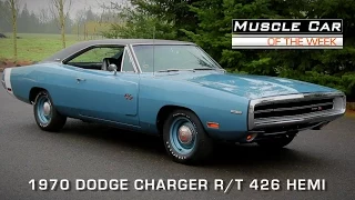 1970 Dodge Charger R/T 426 Hemi Muscle Car Of The Week Video Episode #108