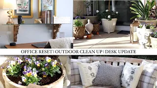 OFFICE RESET | DIY PROJECT | CLEANING MOTIVATION