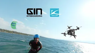 DJI FPV Flash flying over water / Gin Kites & Ketos Foil