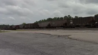 Westbound NS 821 Empty Coal Train Crewe VA