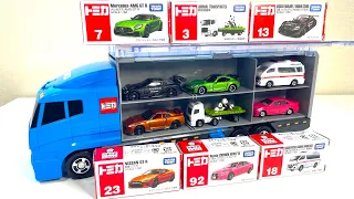 【tomica】12 Type Tomica ☆ Tomica opening and put in big okatazuke convoy☆