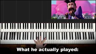 Piano’s are Never animated correctly… (Despicable Me 3)
