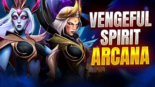 New Dota 2 Arcana for Vengeful Spirit - The Resurrection of Shen - FIRST Pro Gameplay Compilation