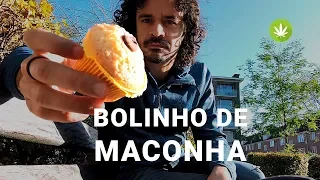 COMENDO BOLINHO de MACONHA em AMSTERDAM