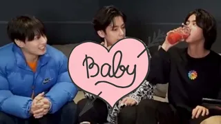 Jin calling Jk 'My baby' in V live