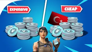 HOW TO GET WAY CHEAPER PRICES FOR VBUCKS IN FORTNITE WITH TURKISH METHOD?