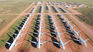 The HUGE AIRPLANE GRAVEYARD in Australia