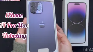 iPhone 14 Pro Max Deep Purple Unboxing || Setup and First Look || Manoo Creations