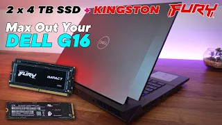 Dell G16 SSD and RAM Upgrade