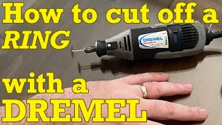 How to cut off a ring with a DREMEL