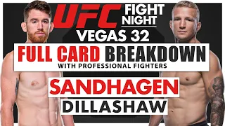 UFC Vegas 32: Sandhagen vs. Dillashaw FULL CARD Predictions | Bets | DraftKings | Monkey Knife Fight