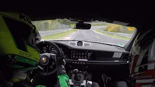 Kévin Estre passenger lap on the Nordschleife - Porsche 911 GT3 RS (992)