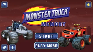 Blaze Monster Truck Memory (Вспыш и чудо-машинки: Игра на память)