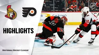 NHL Highlights | Senators @ Flyers 12/7/19