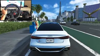 The Crew 2 Audi RS7 - Logitech g29 gameplay