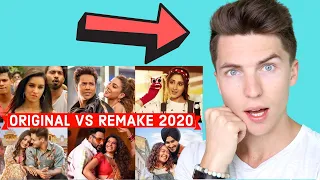 VOCAL COACH Justin Reacts to Bollywood Songs - Original Vs Remake Which Song Do You Like the Most?