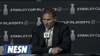 Bruce Cassidy Bruins vs. Maple Leafs Game 1 Stanley Cup Playoffs Round 1 Press Conference