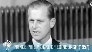 Prince Philip, Duke of Edinburgh At the Mansion House (1957) | British Pathé