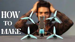 How To Make FPV Camera Drone at Home| freestyle drone Full Tutorial in Hindi