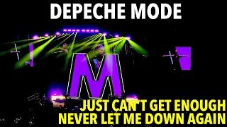 Depeche Mode - JUST CAN'T GET ENOUGH + NEVER LET ME DOWN AGAIN - Paris Accor Arena - 5 March 2024