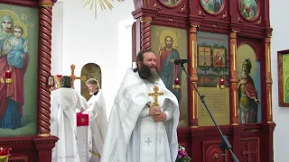 Иерей Владимир Черников - проповедь в праздник Преображения Господня