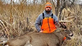 Big 12 pt Swamp Buck Down!! Deer Hunting Minnesota Rifle Season