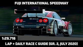 Gran Turismo Sport - Daily Race Lap Guide - Fuji International Speedway - MOTUL AUTECH GT-R (2020)