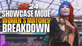 WWE 2K24 Showcase Mode: Women's Matches Breakdown #WWE2K24