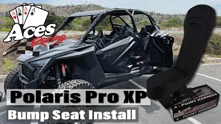 Polaris XP Pro Bump Seat Installation - Aces Racing Pro R Turbo R