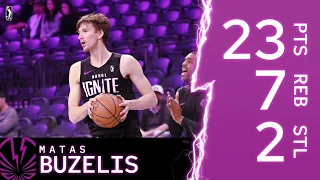 Matas Buzelis Drops 23 PTS In Ignite Win Over Mad Ants!