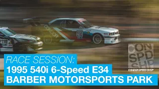 CONSPDSHP - In-car - E34 540i at Barber Motorsports Park - 8 Hour Endurance Race with WRL