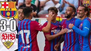 Barcelona vs Stuttgart 3-0 | 2021 Pre season Club Friendly | All Goals and Extended Highlights